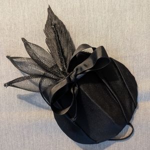Black Fascinator Hat